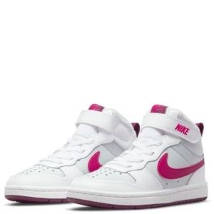 NIKE GIRLS COURT BOROUGH 2 MID TOP SNEAKER